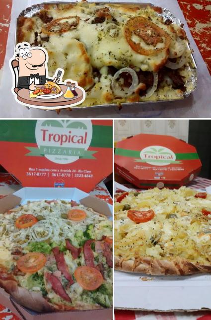 Peça pizza no Tropical Pizzaria