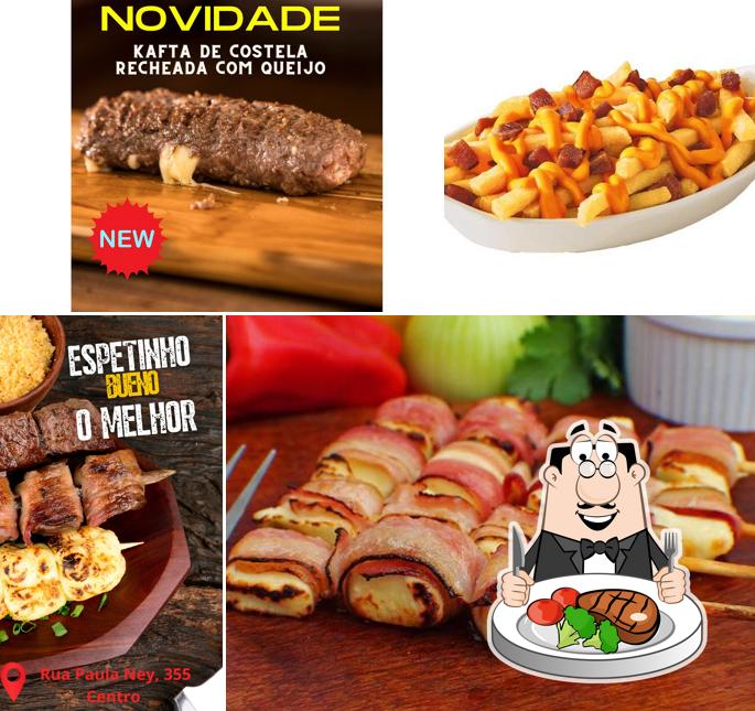 Bife em Espetinhos Bueno