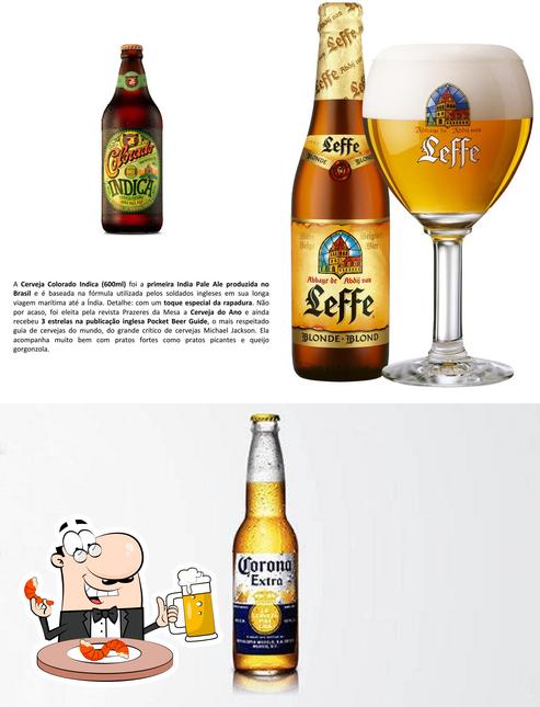 Peça uma tulipa de cerveja leve ou escura