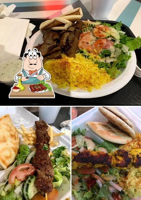 Order meat meals at Greek Kabob