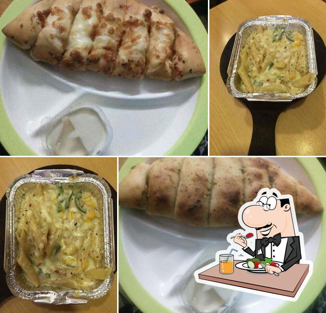 Food at pizza connection