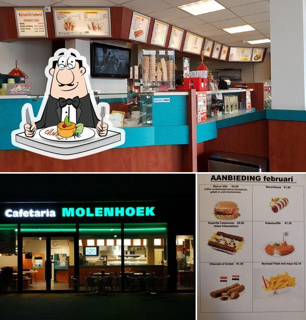 Vérifiez la photo indiquant la nourriture et intérieur concernant De Molenhoek Cafetaria & Lunchroom