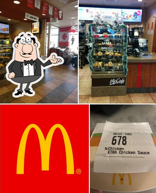 L'intérieur de McDonald's