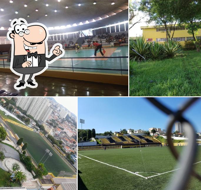 Desfrute da vista do exterior Estádio Baetão - EC São Bernardo