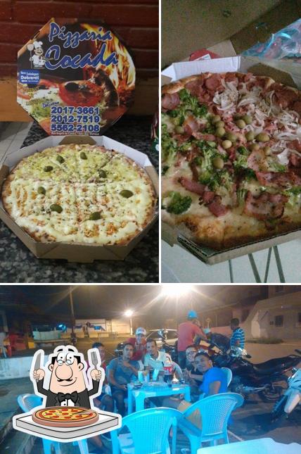 Peça diversos tipos de pizza