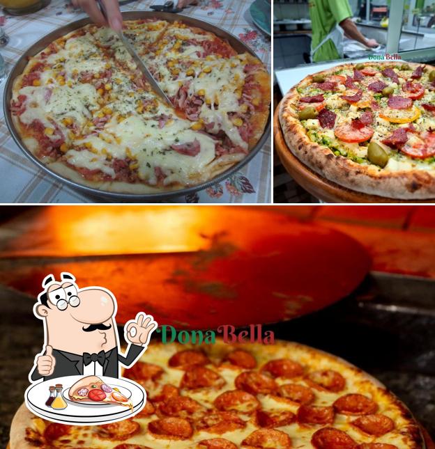 Peça pizza no Pizzaria Dona Bella