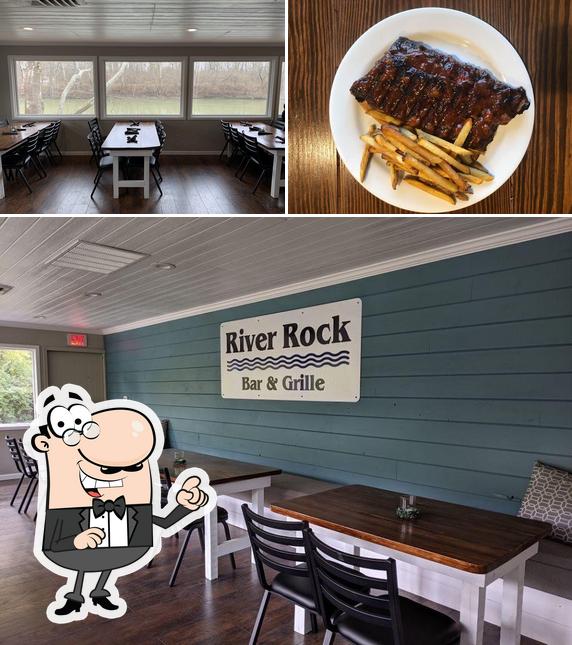 River Rock Bar and Grille is distinguished by interior and food