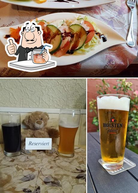 Observa las imágenes que muestran bebida y comida en Zur Linde Gaststätten, Restaurants