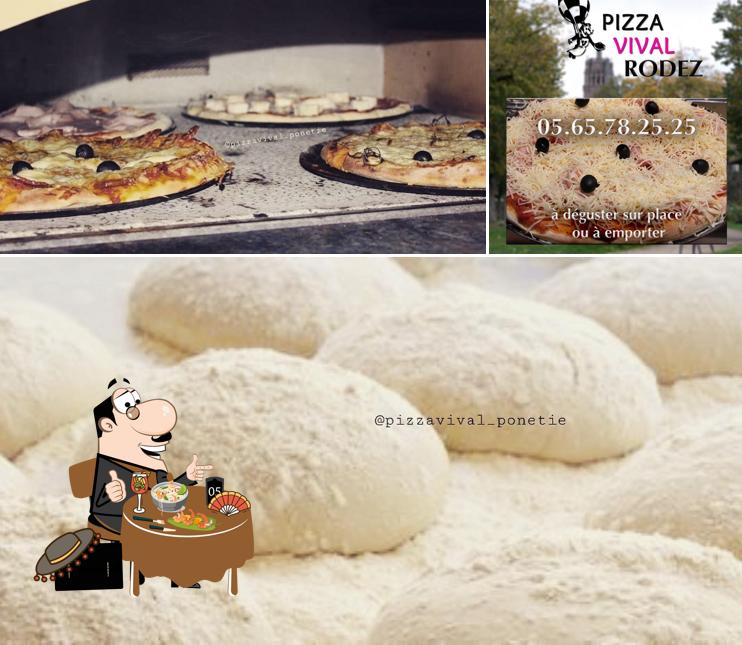 Nourriture à PIZZA VIVAL - Pizza à Emporter à Rodez