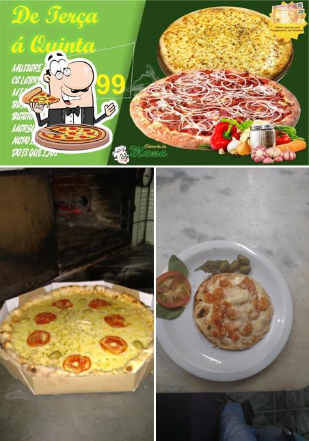 Peça pizza no Pizzaria da Mama