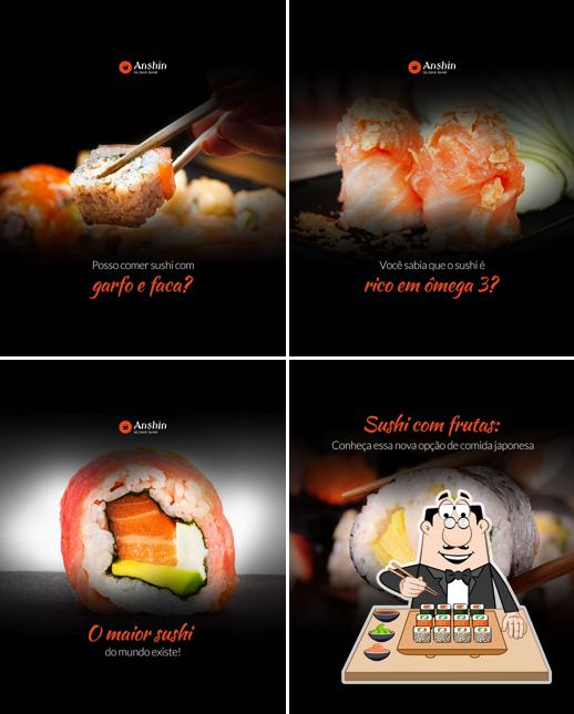 Peça diversas opções de sushi