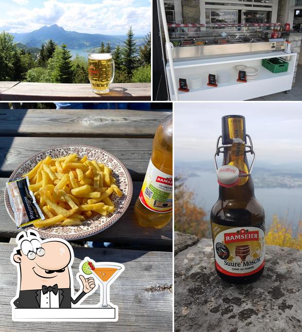 La immagine di bevanda e cibo da Bergrestaurant Hammetschwand