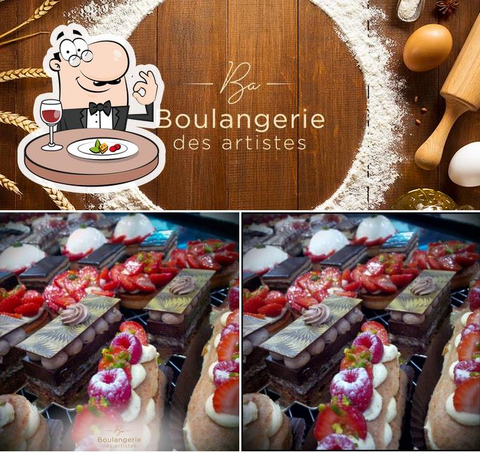 Among different things one can find food and interior at Boulangerie Des Artistes