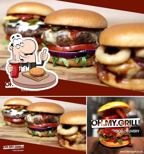 Hamburguesa en Oh My Grill