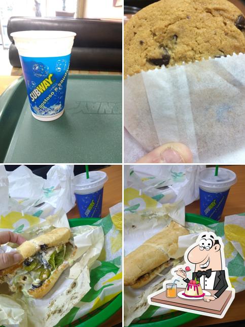 Subway oferece uma escolha de sobremesas