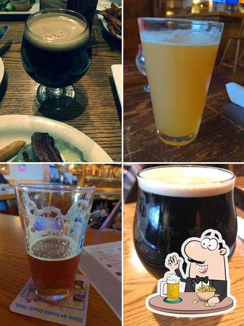 Widow Brown's Cafe serves a variety of beers