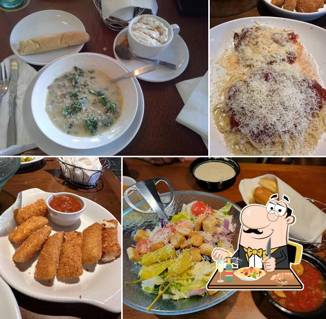 Food at Olive Garden Italian Restaurant