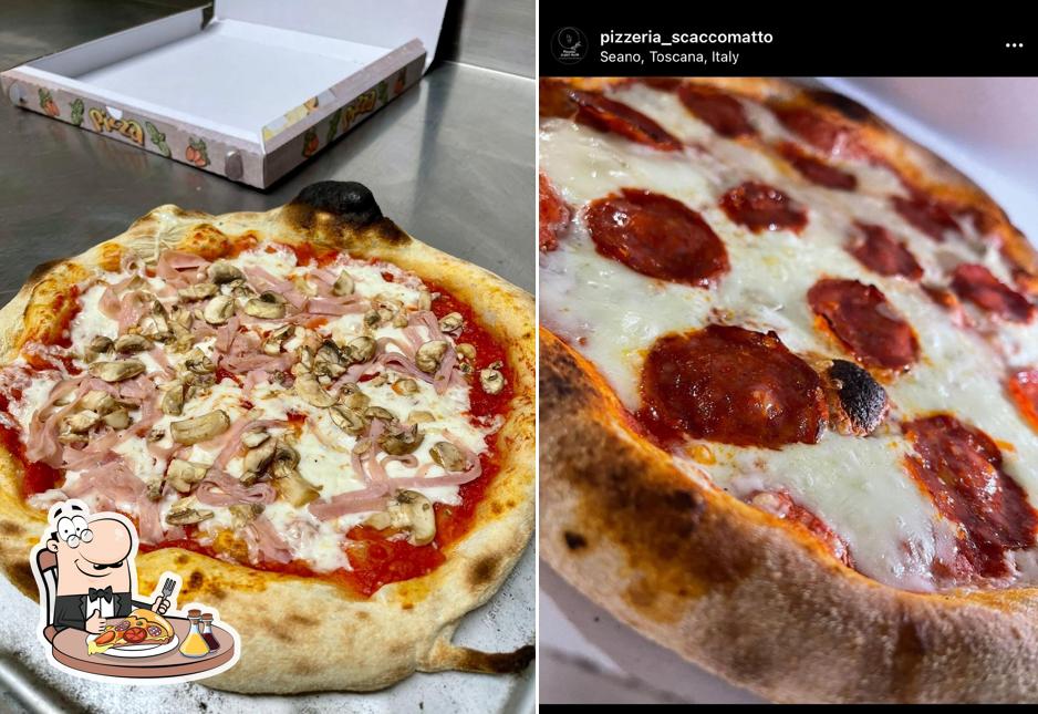 A Pizzeria Scacco Matto, puoi goderti una bella pizza