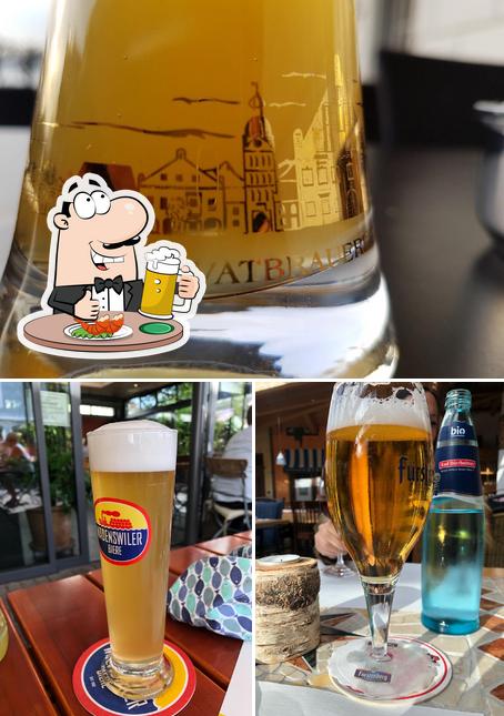 Commandez une pinte de bière blonde ou brune