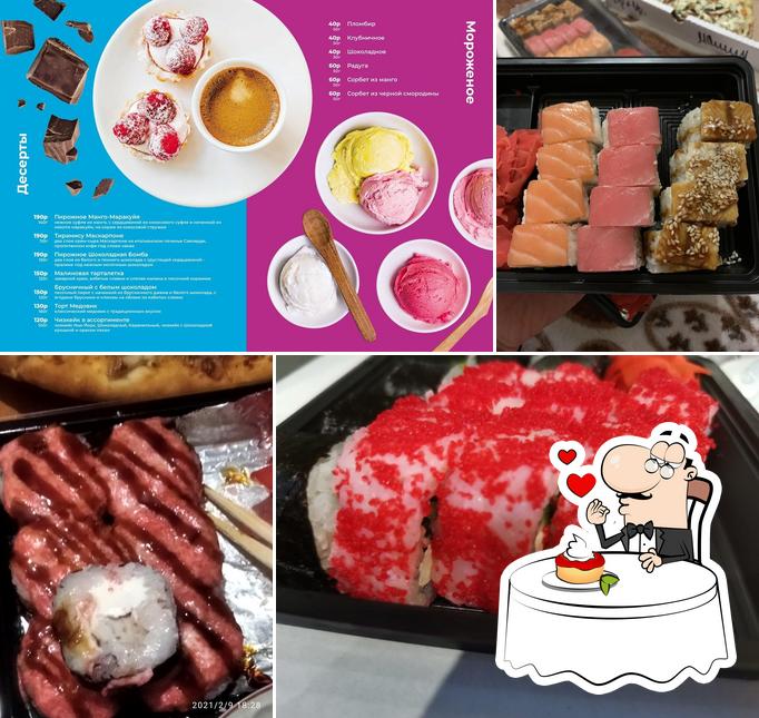 Raduga Sushi propose un nombre de desserts