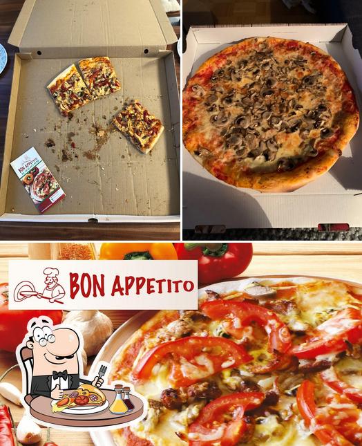 Bestellt diverse Variationen von Pizza