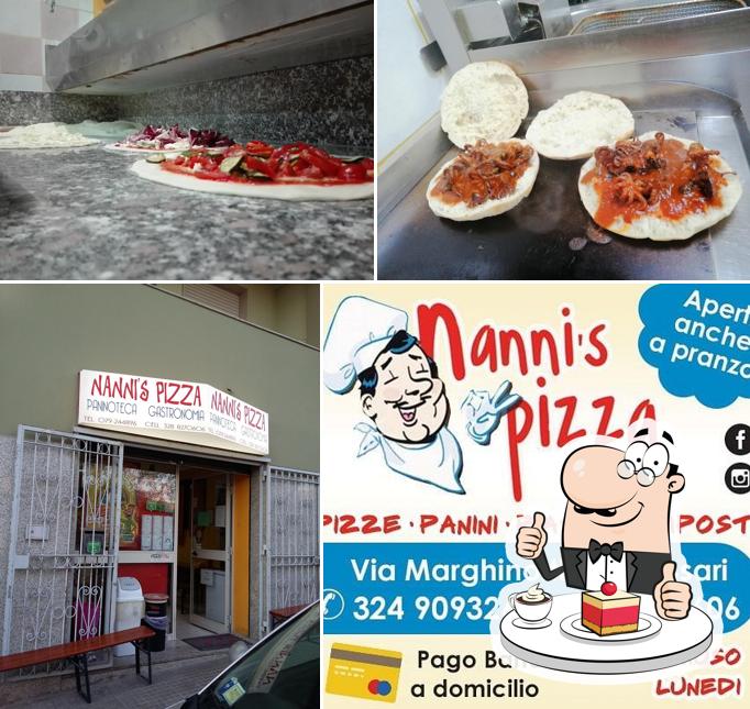 Nanni' Pizza serve un'ampia gamma di dolci