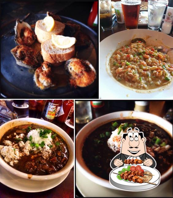 Food at Little Daddy's Gumbo Bar