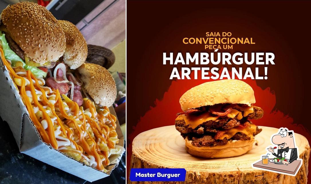 Food at Master Burguer Barueri