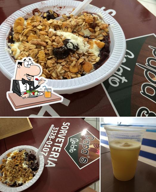 Esta é a foto ilustrando comida e cerveja no Papa's Gelato