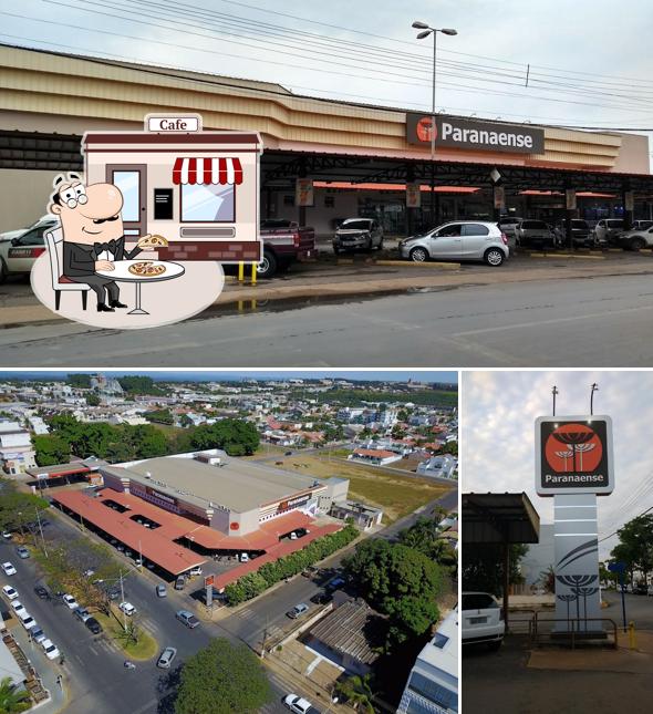 Veja imagens do exterior do Supermercado Paranaense