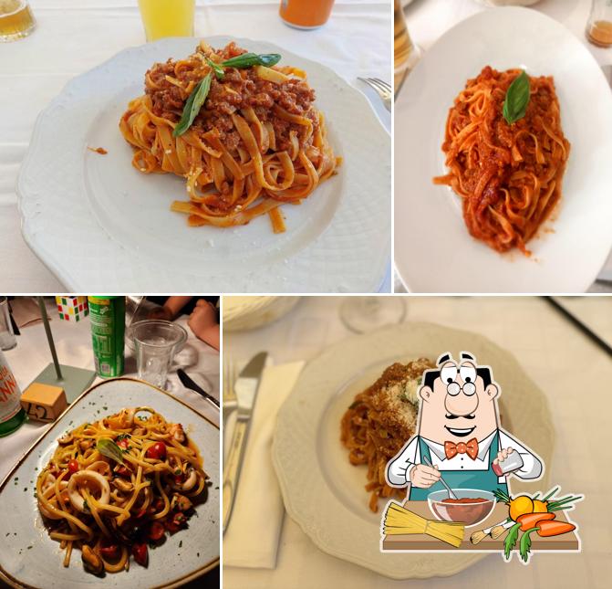 Spaghetti alla bolognese al Ristorante La Volpe e L'uva