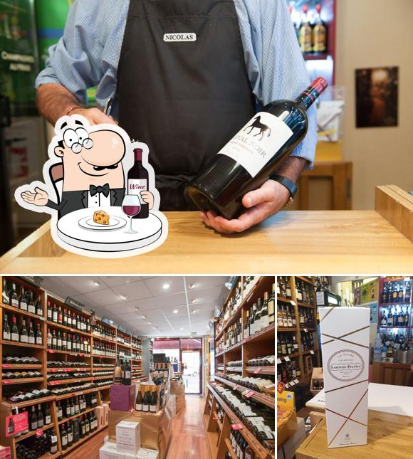 Il est fort sympathique de déguster un verre de vin à Nicolas Salon de Provence