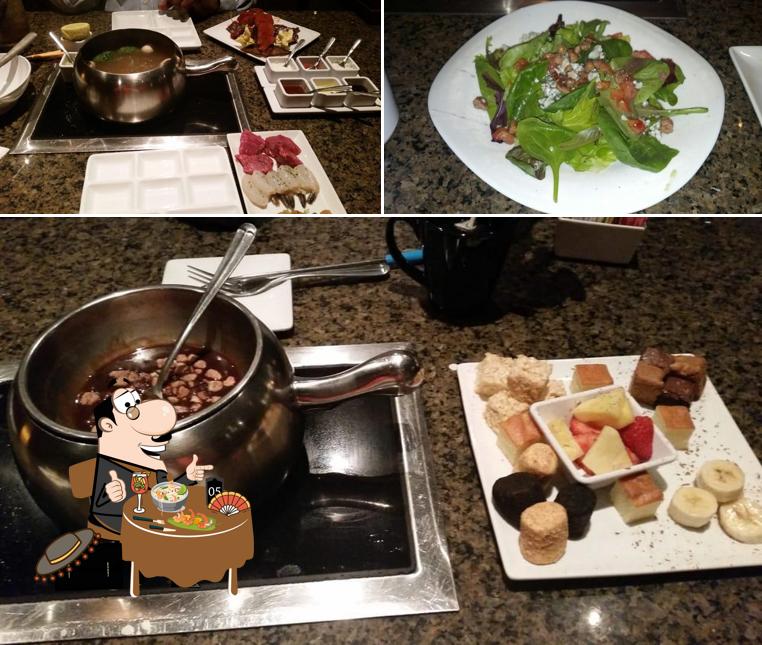 Comida en The Melting Pot