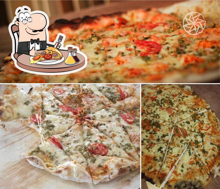 Consiga diferentes tipos de pizza