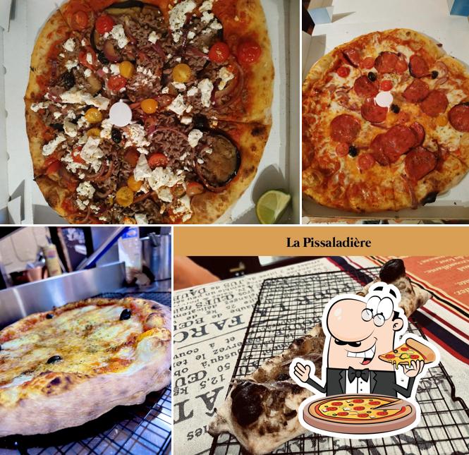 Essayez différents types de pizzas