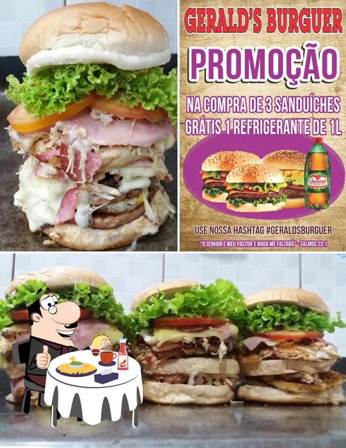 Peça um hambúrguer no Gerald's Burguer