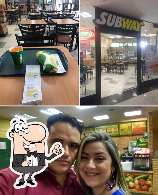 O interior do Subway