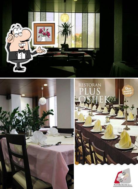 Gli interni di Restoran i catering "Plus"