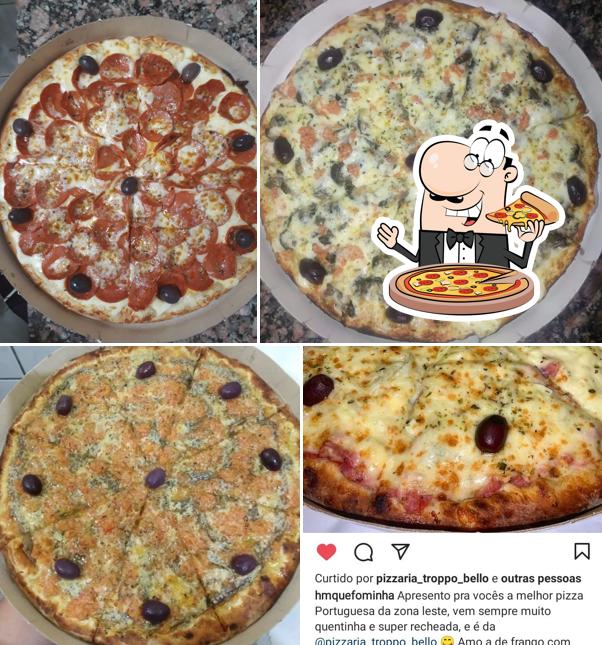 Experimente diversos estilos de pizza