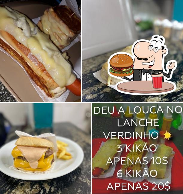 Hambúrguer em Lanche Verdinho