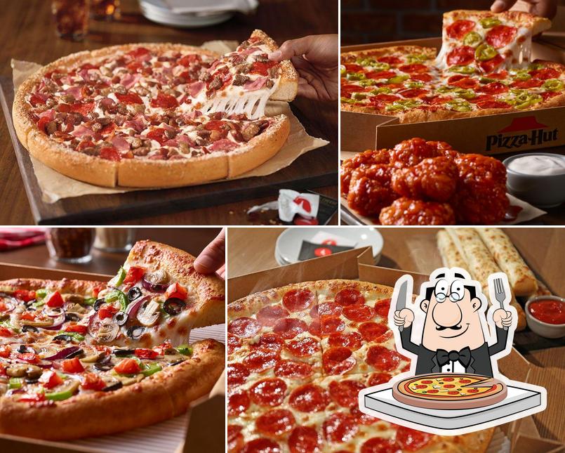 En Pizza Hut, puedes probar una pizza