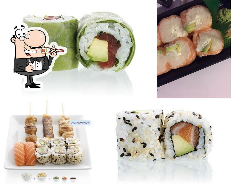 Commandez de nombreuses options de sushi