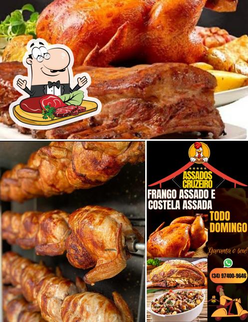 Prove pratos de carne no Assados Cruzeiro Frango Assado Em Uberlândia Costela Assada Marmitex Proximo