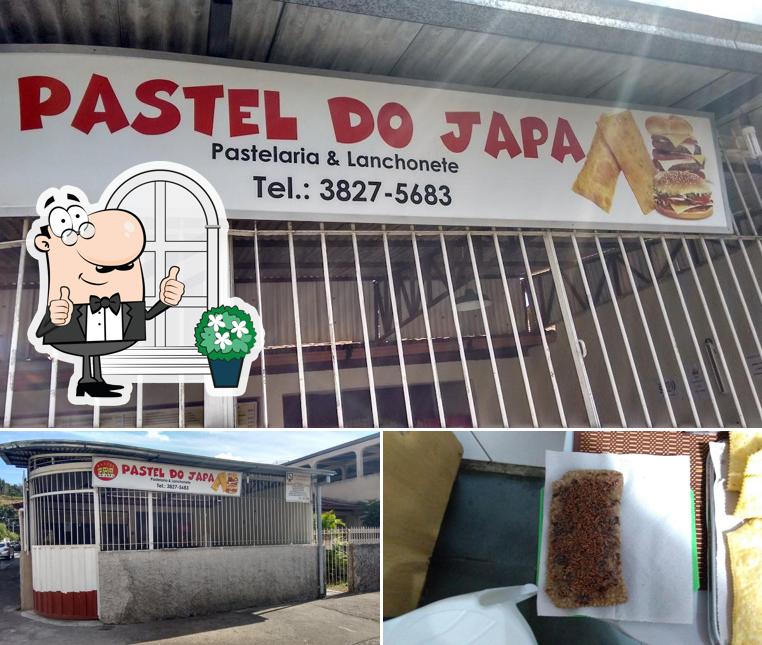 A foto do Pastel do amaro’s exterior e comida