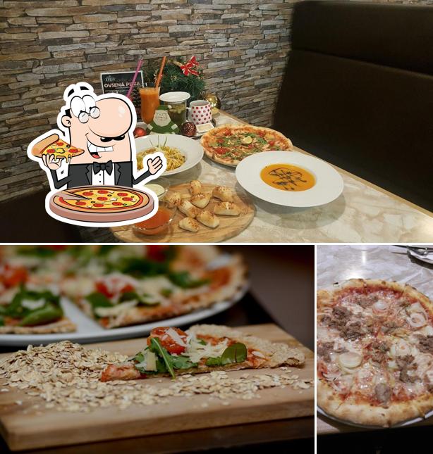 Essayez des pizzas à Pizzeria EVIJO