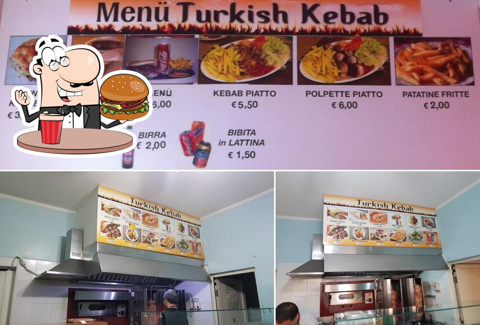 Prova un hamburger a Turkish kebab