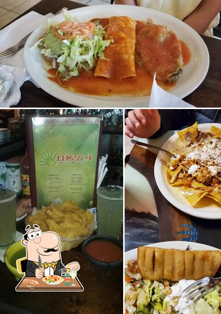 Food at El Mezcal Mexican Restaurant