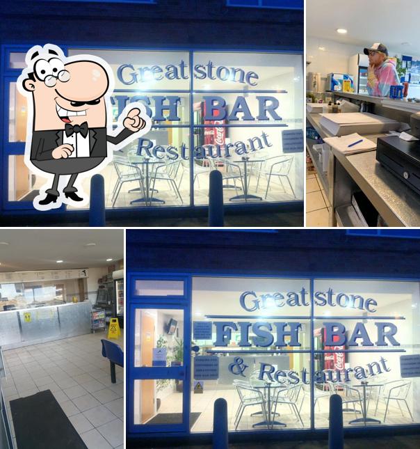 The interior of Greatstone Fish Bar & Restaurant