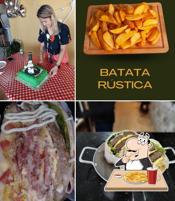 Batata frita em Asterix Lanches