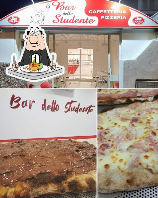 Dai un’occhiata alla immagine che presenta la cibo e interni di Bar dello Studente